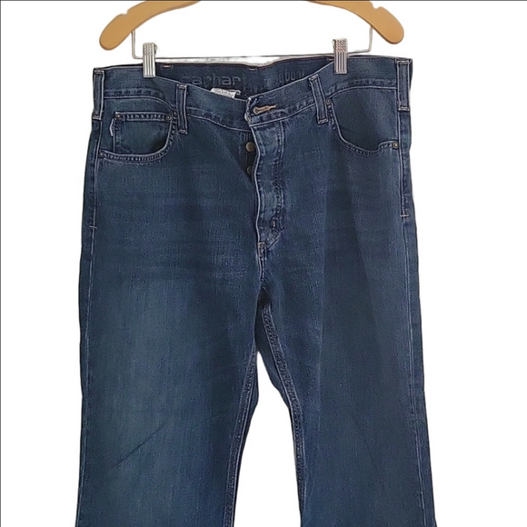 Carhartt relaxed boot mens 38 x 30 jeans - Picture 3 of 14
